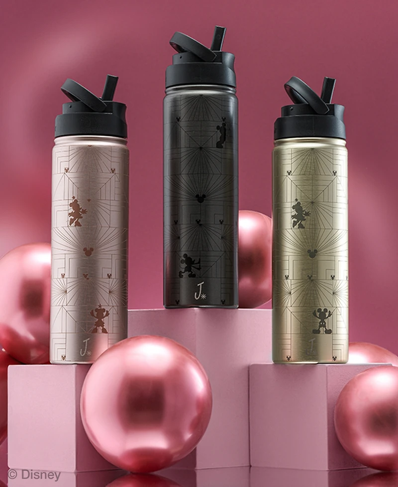 JoyJolt 22 oz. Mono Mouse Vacuum Insulated Water Bottle