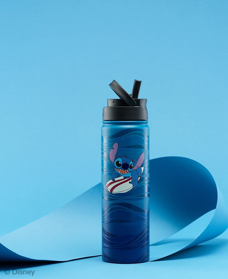JoyJolt 22 oz. Stitch Surf's Up Vacuum Insulated Water Bottle