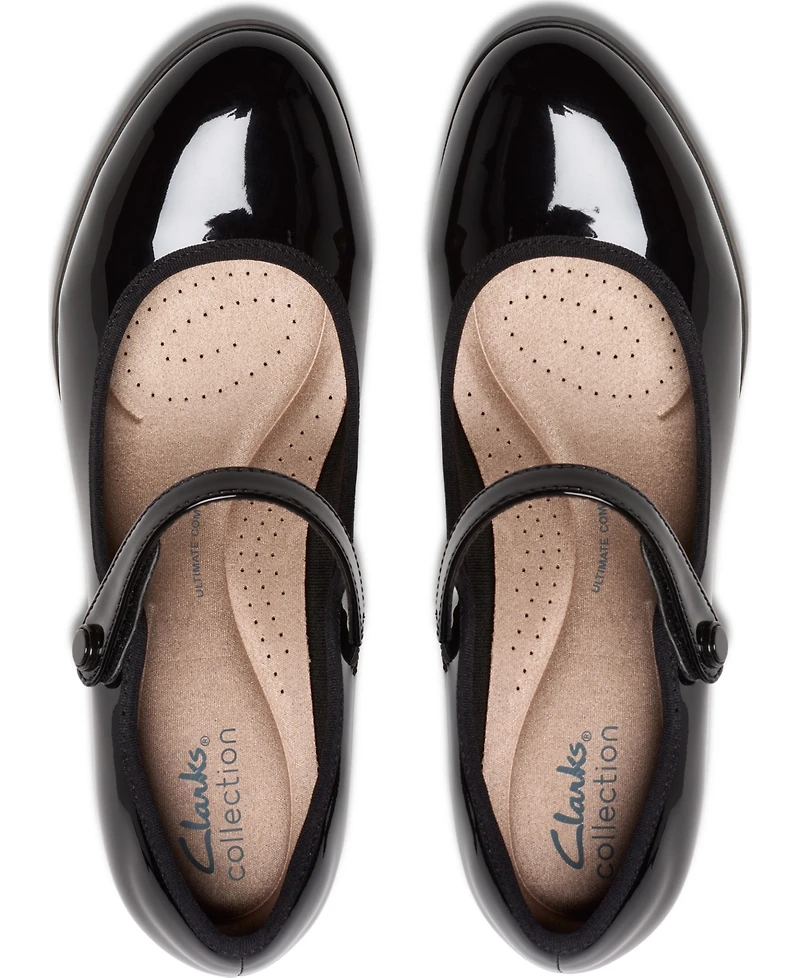 Clarks Women's Bayla Lily Riptape Dress Pumps