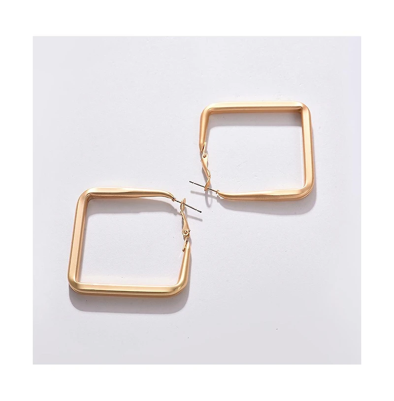 Sohi Geometric Hoop Earrings