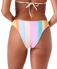 Roxy Juniors' Go My Way Reversible Cheeky Bikini Bottoms