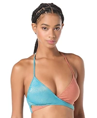 Vince Camuto Women's Wrap-Front Bikini Top