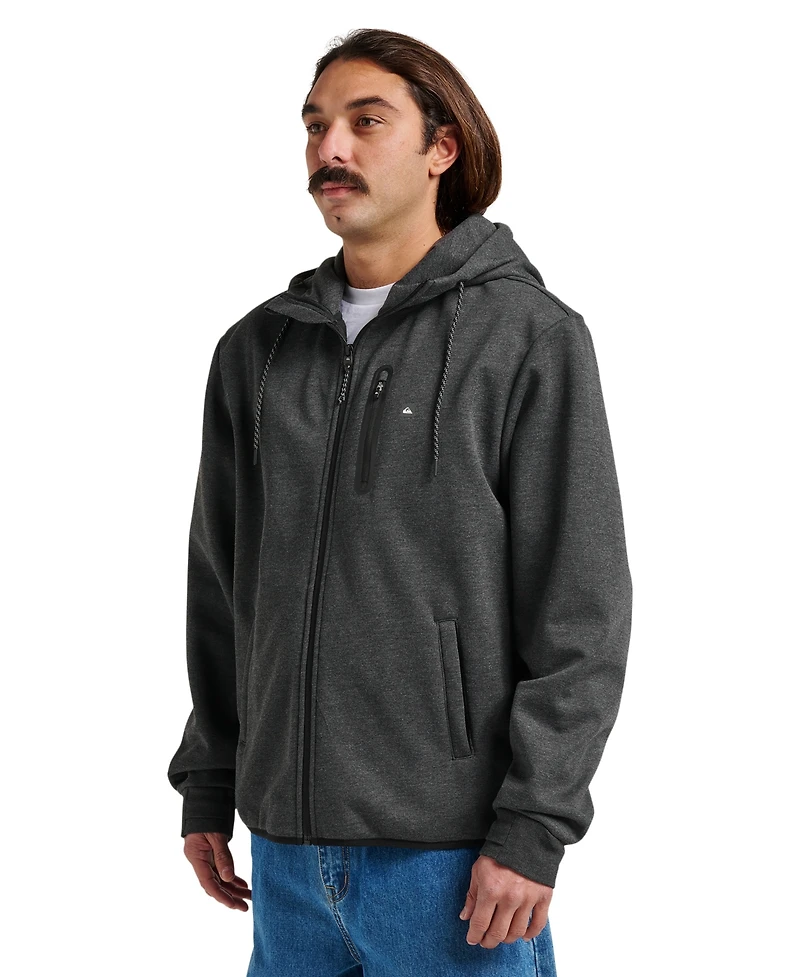 Quiksilver Waterman Men's Departure Zip Fleece Sweatshirt