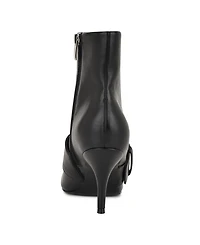 Nine West Women's Colin Buckle Strap High Ankle Booties