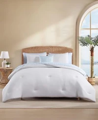 Tommy Bahama Seersucker Solid Comforter Set