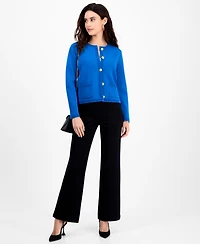 I.n.c. International Concepts Petite Structured Long-Sleeve Sweater Jacket, Macy's Exclusive