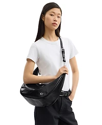 Coach Juliet Sling Glazed Leather Hobo Bag