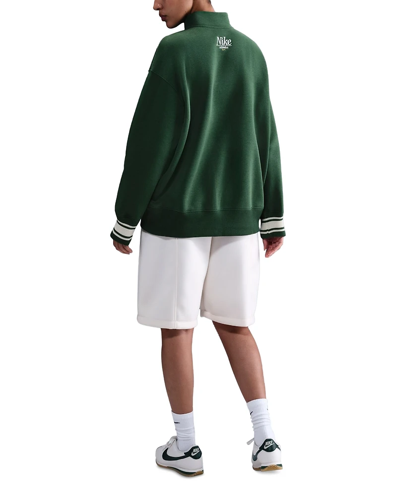 Nike Sportswear Women's Phoenix Fleece Oversized 1/4-Zip Long Sweatshirt