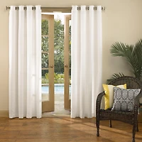 Sailor Indoor/Outdoor Uv Protectant Room Darkening Grommet Curtain Panel