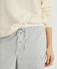 Mango Women's Elastic Detail Striped Pajama Pants