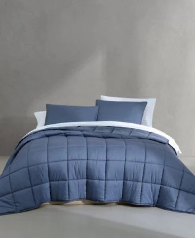 Calvin Klein Washed Reversible Plush Comforter Sets