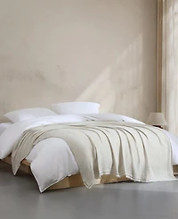 Calvin Klein Fine Weave Throw, 70" x 60"
