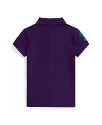 Polo Ralph Lauren Girls 2T-6X Big Pony Stretch Mesh Shirt