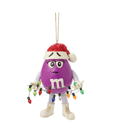 Jim Shore M and M'S Purple Character Ornament