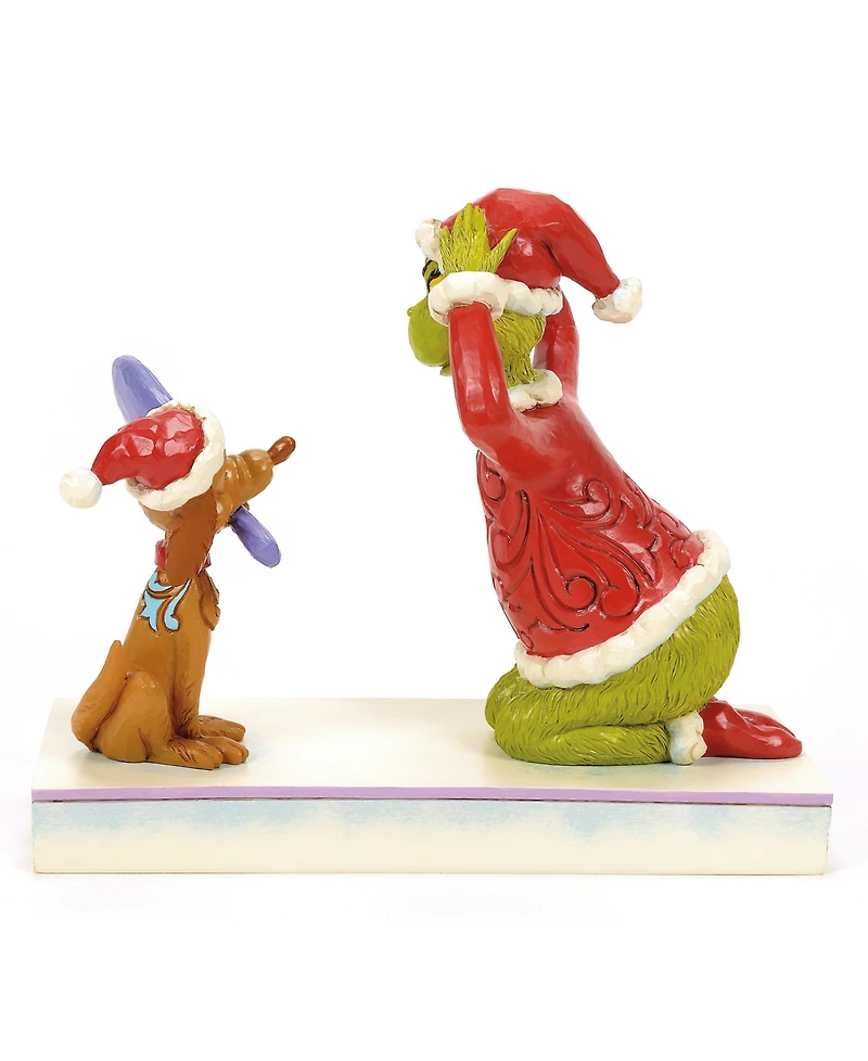 Jim Shore Max Holding Mirror Figurine