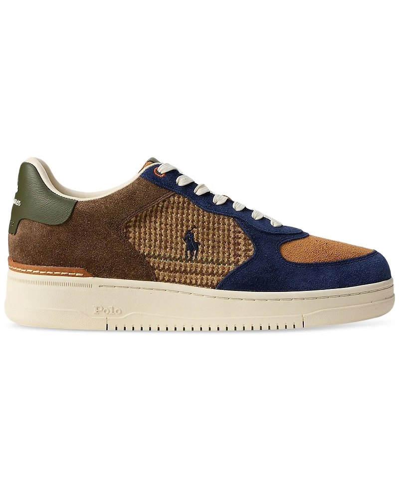Polo Ralph Lauren Men's Suede & Wool Masters Court Sneakers