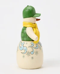 Jim Shore John Deere Snowman In John Deere Hat