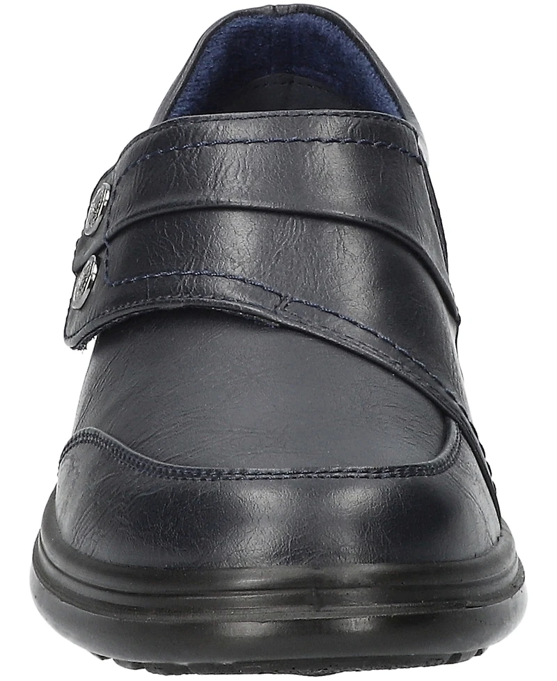 Easy Street Women's Joy Comfort Hook and Loop Flats