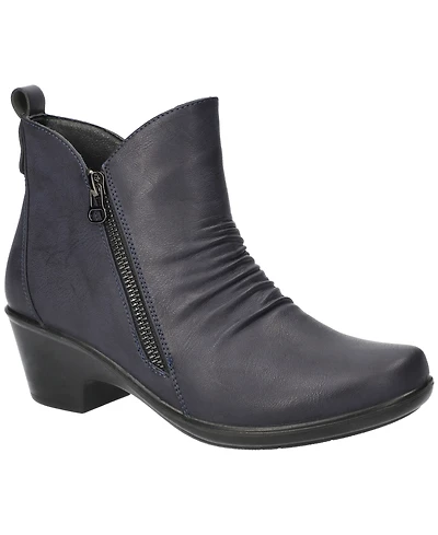 Easy Street Women's Jeanie Ankle Zipper Boots