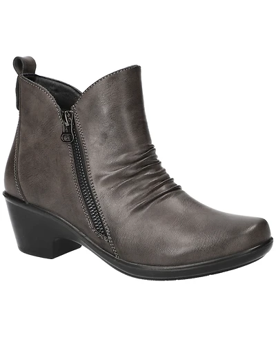 Easy Street Women's Jeanie Ankle Zipper Boots