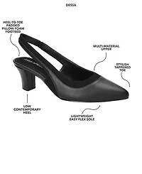 Easy Street Women's Dessa Slingback Pumps