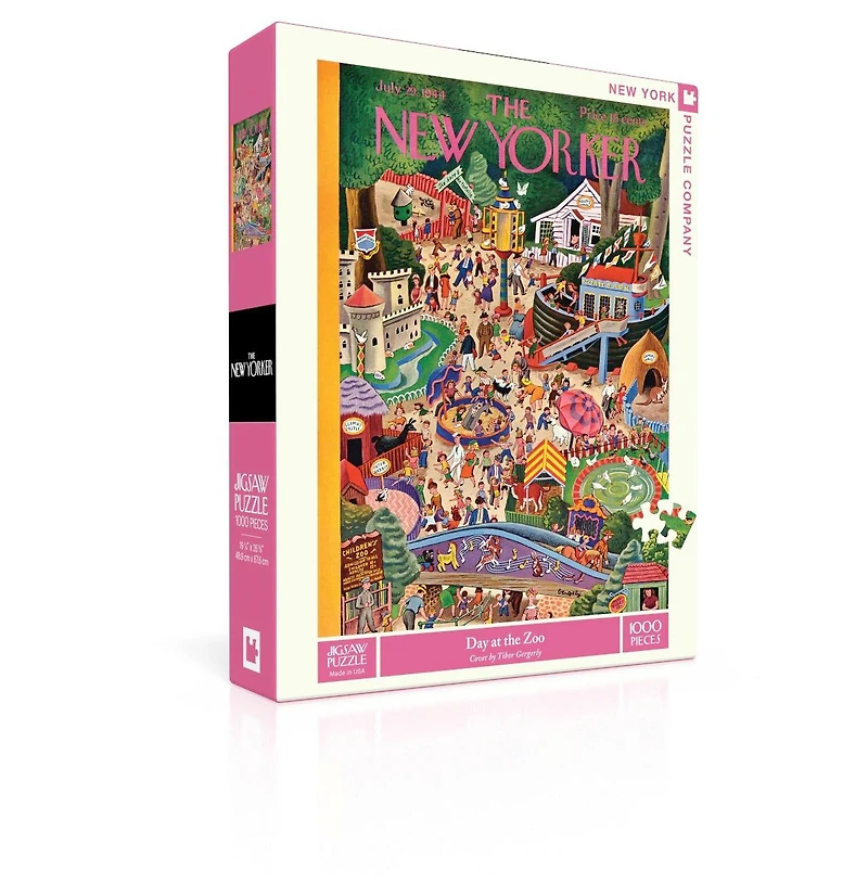 New York Puzzle Company Day at the Zoo 1000 Piece Puzzle