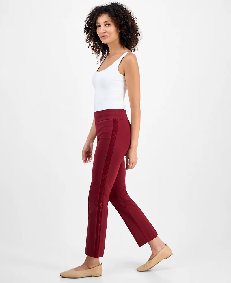 Jm Collection Petite Lace Side Panel Pull-On Pants, Macy's Exclusive