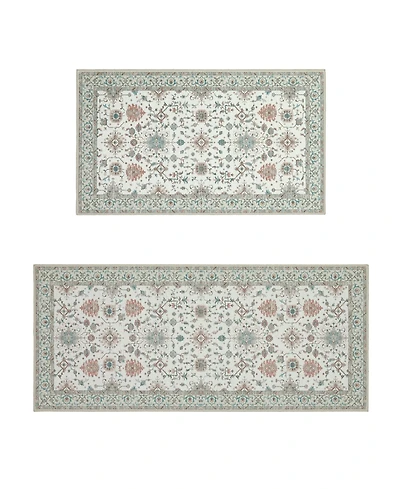 Laura Ashley Imagine Printed Chenille 2-Pc. Runner Rug Set