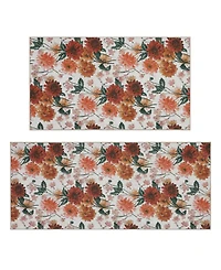 Laura Ashley Imagine Printed Chenille 2-Pc. Runner Rug Set