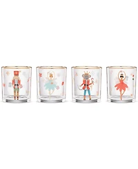 Lenox Nutcracker & Ballet Double Old Fashioned Glasses, Set of 4