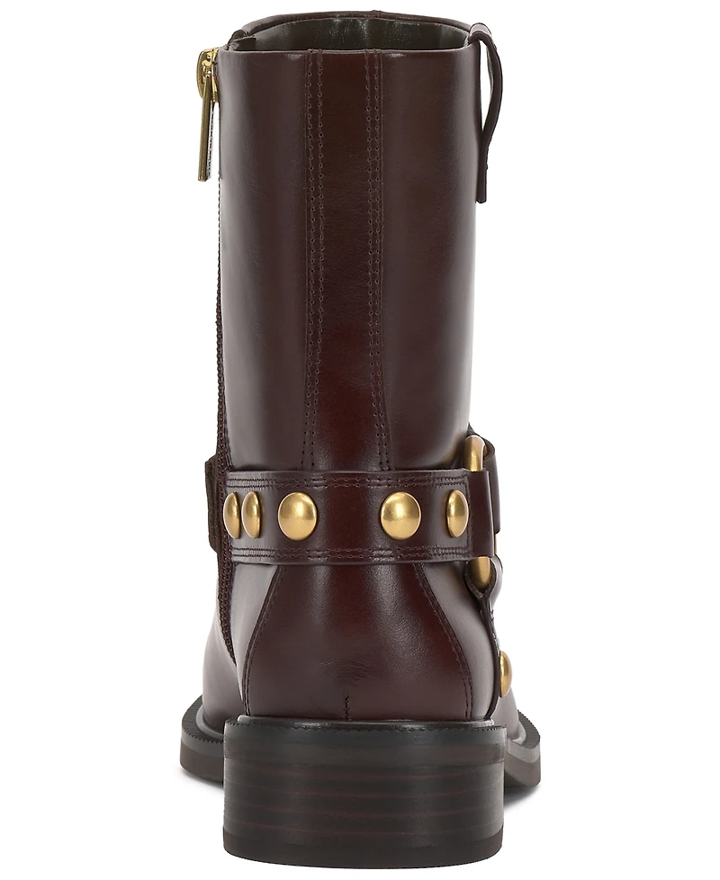 Vince Camuto Women's Amais Full Zip Closure Moto Booties