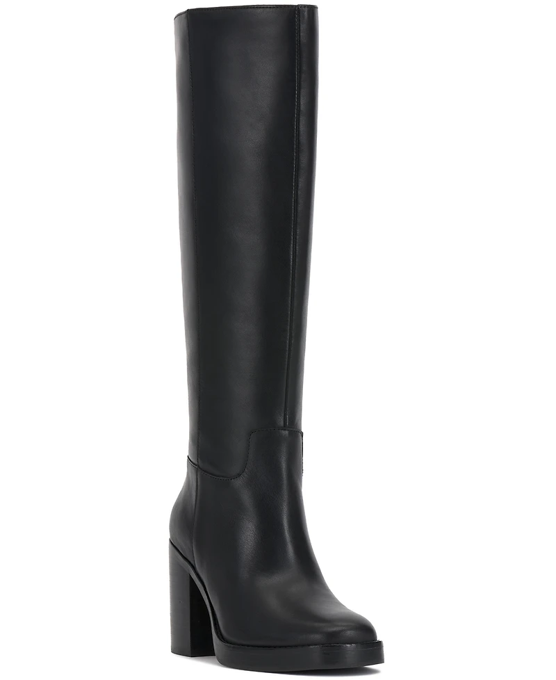Vince Camuto Women's Gibi Wide-Calf Platform Knee-High Boots