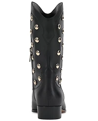 Vince Camuto Women's Prilie Studded Snip-Toe Western Boots