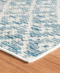 Dash and Albert Rugs by Annie Selke Melange Diamond Machine Washable DA2045 3'x5' Area Rug