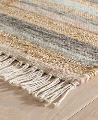 Dash and Albert Rugs by Annie Selke Ravel Stripe DA1931 9'x12' Area Rug
