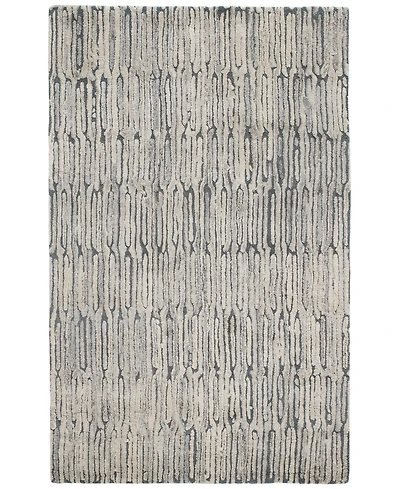 Dash and Albert Rugs by Annie Selke Malone Wool DA1856 3'x5' Area Rug