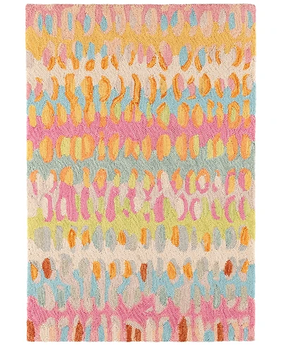 Dash and Albert Rugs by Annie Selke Paint Chip Wool DA1833 6'x9' Area Rug