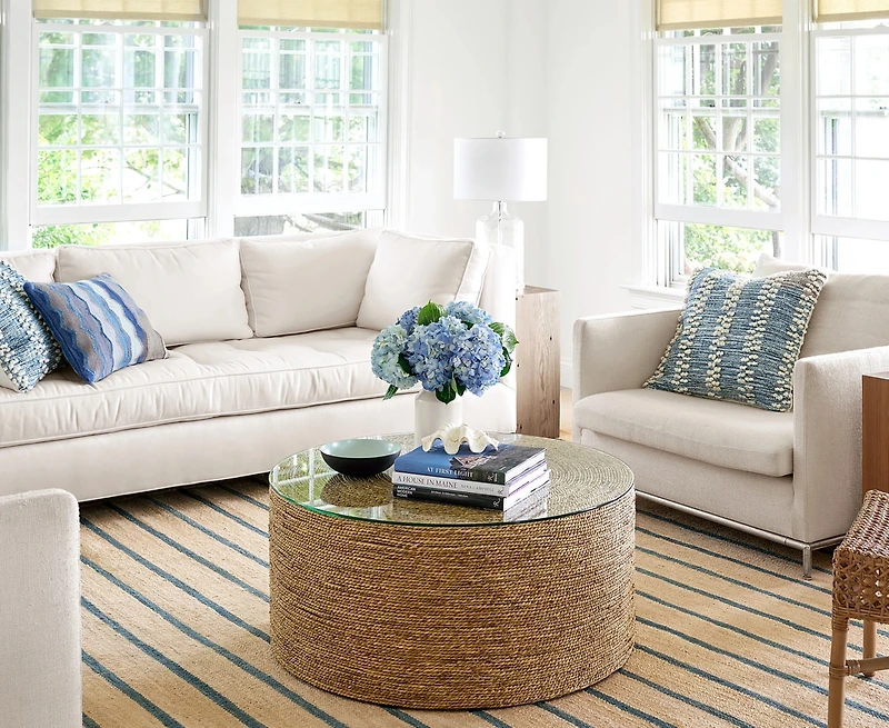 Dash and Albert Rugs by Annie Selke Moana Stripe DA1694 3'x5' Area Rug