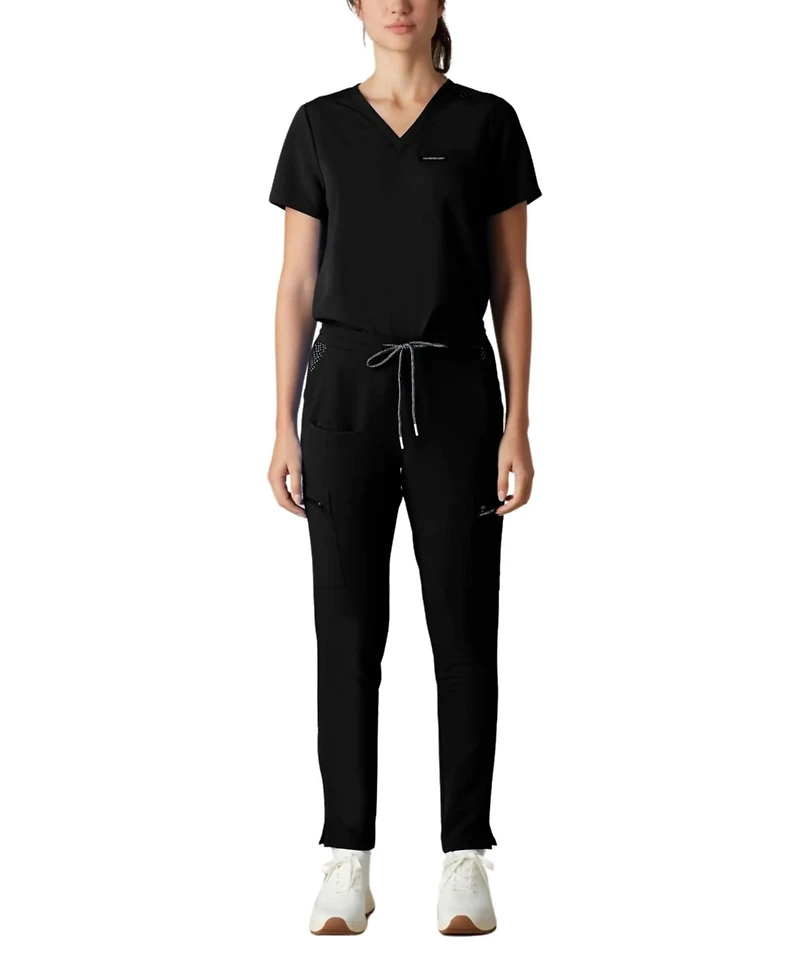 Members Only Women's Reus Open Bottom Scrub Pants