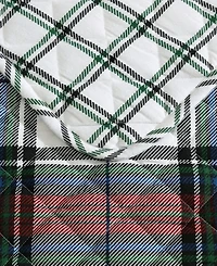 Eddie Bauer Holiday Plaid Flannel Cotton Reversible -Pc. Quilt Set