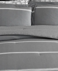 Eddie Bauer Chevron And Stripes Microfiber Reversible 5-Pc. Comforter Set, Twin