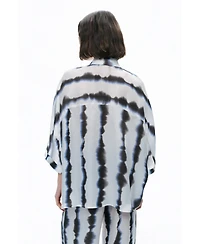 Nocturne Women's Tie-Dye Patterned Shirt