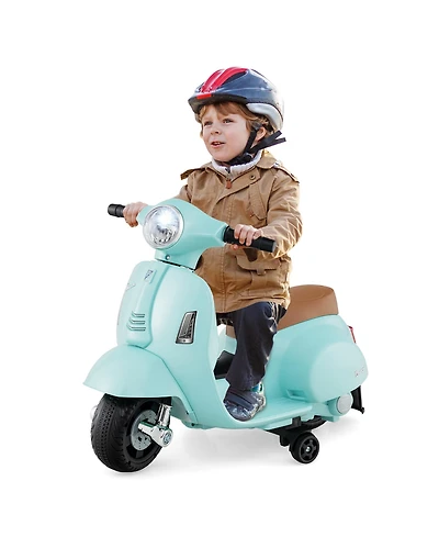Gymax Kids Ride on Motorcycle w/ Training Wheels Headlight Horn 6V Battery