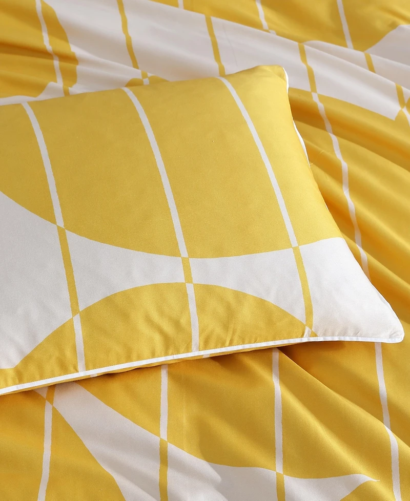 Marimekko Vesi Unikko Cotton Sateen 3-Pc. Duvet Cover Set