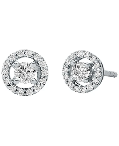 Michael Kors Rhodium-Plated Sterling Silver Stud Earrings