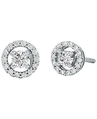 Michael Kors Rhodium-Plated Sterling Silver Stud Earrings