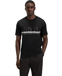 Boss by Hugo Men's Cotton-Jersey Logo T-Shirt