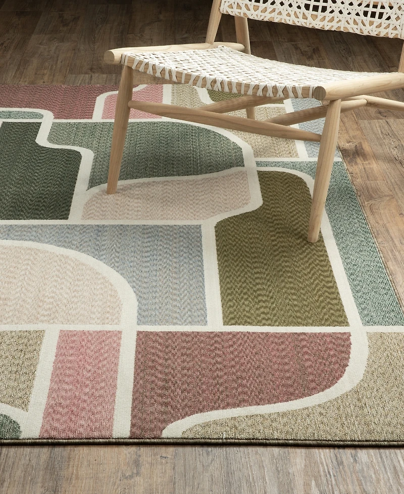 Oriental Weavers Tisdell TIS02 5'3"x7'6" Area Rug
