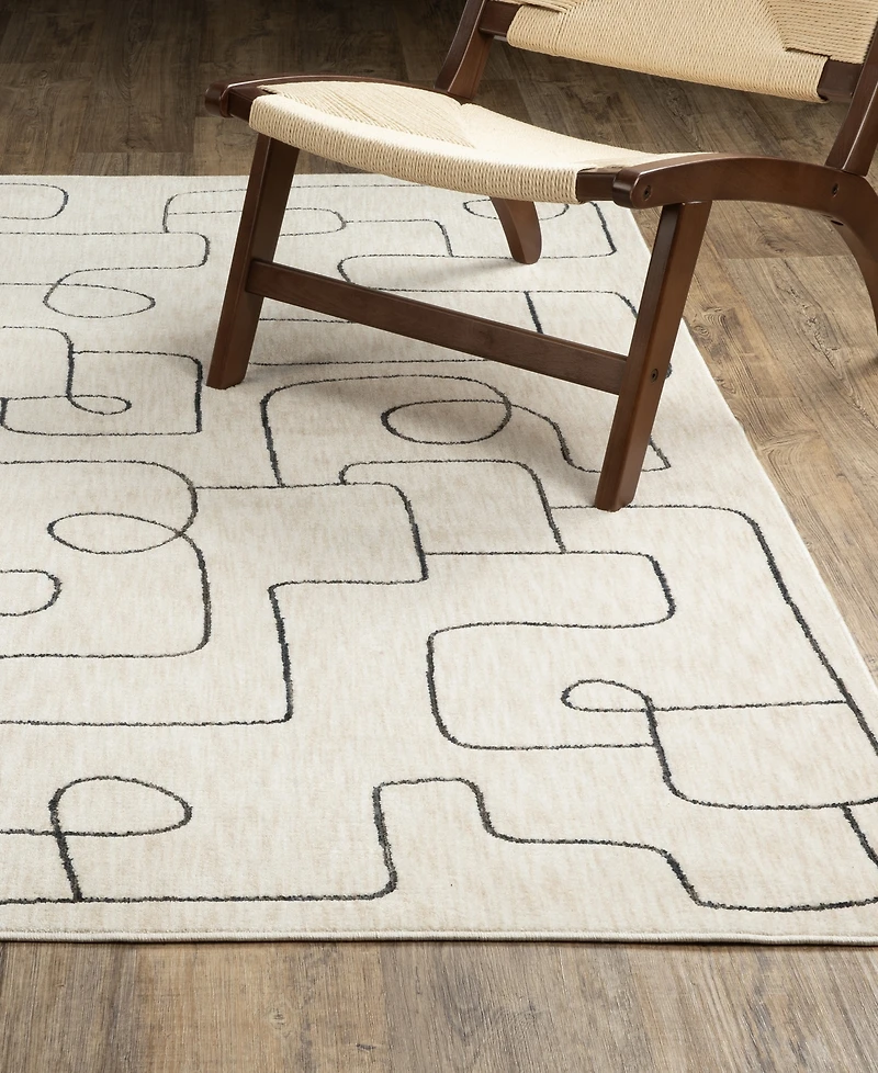 Oriental Weavers Hunter HNT06 6'7"x9'6" Area Rug