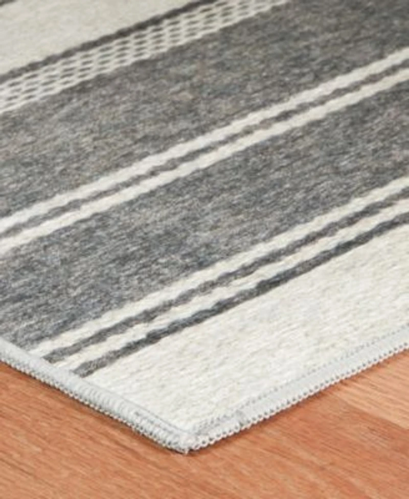 Dash Albert Rugs By Annie Selke Bowman Stripe Machine Washable Da2338 Rug Collection